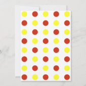 ボール来を持って!ソフトボールをテーマにした誕生日パーティー 招待状 (裏面)