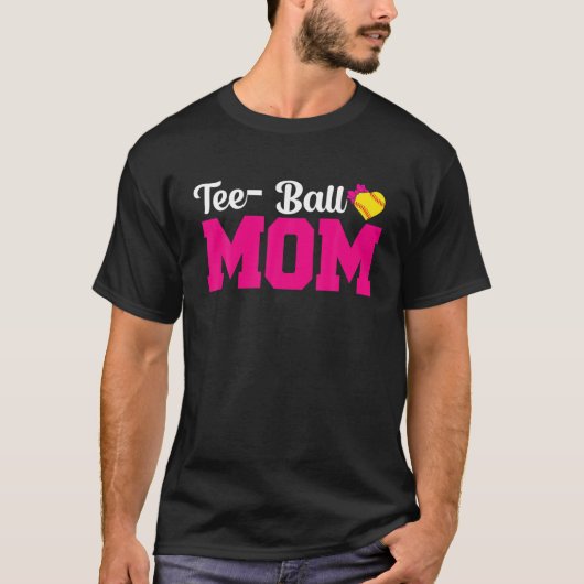 ボール母の日ティーボール母ベアーベースバル Tシャツ (正面)