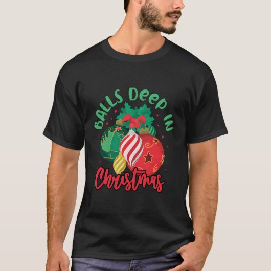 ボール深いイン Tシャツ (正面)