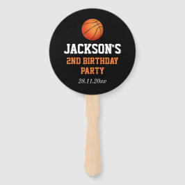 ボール生まれバスケットボールをテーマにした子供の誕生日 ハンドファン