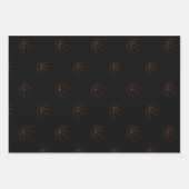 ボール生まれバスケットボールをテーマにした誕生日 ラッピングペーパーシート (正面2)