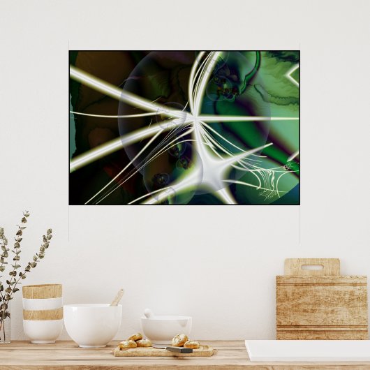 ボール稲妻 ポスター (キッチン)