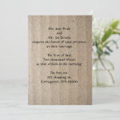 ボール紙の錯覚の結婚式招待状 招待状 (スタンド正面)