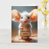 ボール紙を持つ勇気付けられる カード (黄色い花)