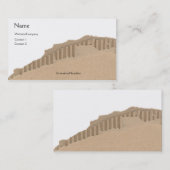 ボール紙 名刺 (正面/裏面)