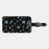 ボール荷物で新体操する女の子 ラゲッジタグ (裏面横)