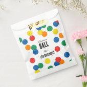 ボール誕生日パーティカラフルを開こう フェイバーバッグ (封をした状態)