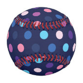 ボール野球水玉模様 野球ボール (裏面)