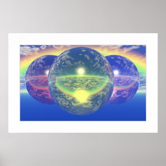 ボール2 - Unnatural Rainbow (光縁ど) ポスター (正面)