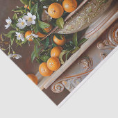 ボール・オブ・オレンジと花がまだ切り離し 薄葉紙 (詳細)