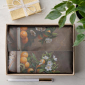 ボール・オブ・オレンジと花がまだ切り離し 薄葉紙 (ギフト)