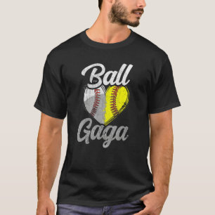 ボール ガガ 野球 ソフトボール チーム スポーツ Tシャツ