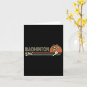 ボール スポーツ シャトル スポーツ レトロ バドミントン パパ メンズ カード (黄色い花)