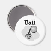 ボール&チェーングルーミング マグネット (正面/裏面)