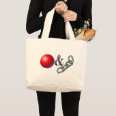 ボール&チェーン ラージトートバッグ (正面(商品))