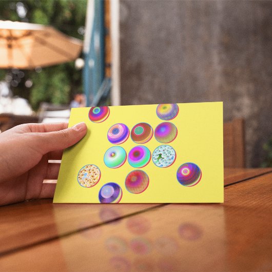 ボール&バブル№ 27ポストカードテンプレート ポストカード