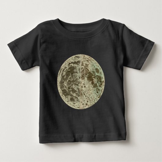 ボーレスのセリーノグラフィまたは月の地図 – 1780 ベビーTシャツ (正面)