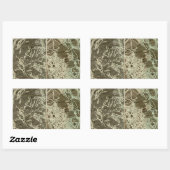 ボーレスのセリーノグラフィまたは月の地図 – 1780 長方形シール (シート)