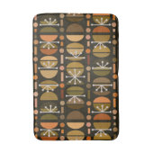 ボーレトロボウルのラインダークアースのトーン バスマット (正面縦)