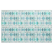 ボーレトロ丼パターンターコイズ ファブリック (ファットクウォーター)