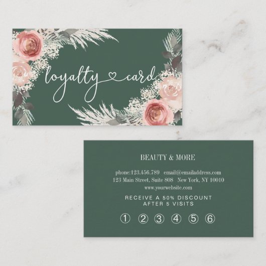 ボーロイヤリティ名刺 名刺 (正面/裏面)