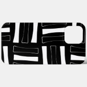 ボーンなし部族の泥布ケースメイトiPhoneケース Case-Mate iPhoneケース (裏面 (横))