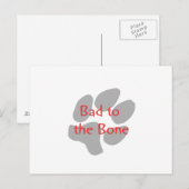 ボーンに悪い（ポープリント） ポストカード (正面/裏面)
