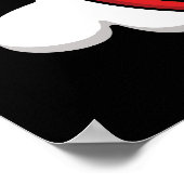 ボーンアップルの歯おもしろいボナアペティットプンダークBG ポスター (角)