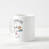 ボーンアペティおもしろい料理プリン コーヒーマグカップ (正面左)