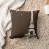 ボーンエッフェルタワーカスタムコットンピロー クッション (ブランケット)