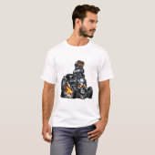 ボーンクラッシャーホットロッド Tシャツ (正面フル)