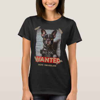 ボーンスモグラーな悪い犬: ボストンテリアのマグカップ Tシャツ