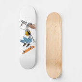 ボーンズのキック・フリップ スケートボード (正面)