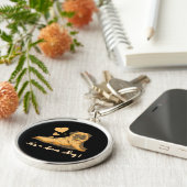 ボーンズの日 – Pug Good Mood キーホルダー (側面)