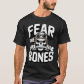 ボーンズスカル隊を恐れる Tシャツ (正面)
