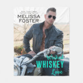 ボーンズ博士ウイスキー毛布 フリースブランケット (正面)