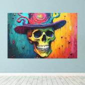 ボーンズ鮮やか キャンバスプリント (インサイチュ (ウッドフロア))