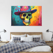 ボーンズ鮮やか キャンバスプリント (インサイチュ (寝室))