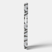 ボーンテクスチャパターングレースケール Case-Mate iPhoneケース (裏面 / 右)