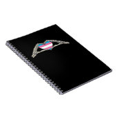 ボーンハンズハートトランスジェンダーゴシック ノートブック (右側)