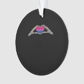 ボーンハンズハートバイセクシャルゴシック オーナメント (正面)