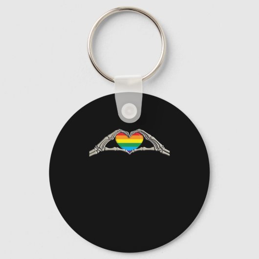 ボーンハンドハートアクティブ キーホルダー (正面)