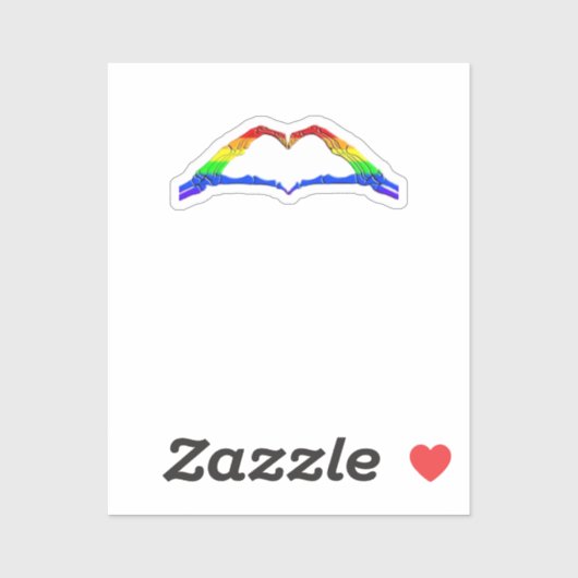 ボーンハンドハートクラシック シール (シート)