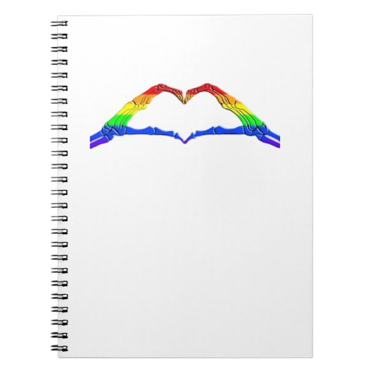 ボーンハンドハートクラシック ノートブック (正面)