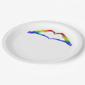 ボーンハンドハートクラシック ペーパープレート (アングル)