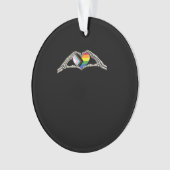 ボーンハンドハートプライドの進行状況 オーナメント (正面)