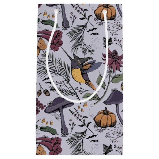 ボーンハ不気味ロウィーンハミングバードガーデン スモールペーパーバッグ (正面)