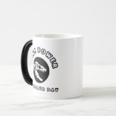 ボーンパワー – 恐竜の日のスカルデザイン モーフィングマグカップ (正面左)