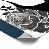 ボーンピットブルドッグタトゥーとピアスに悪い ポスター (角)