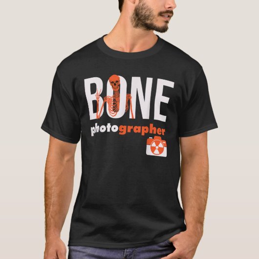 ボーンフォトグラファーWheel Tech Radiology X Ray Tech Tシャツ (正面)